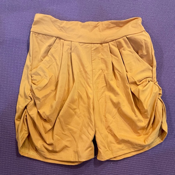 Harem shorts - mustard - Picture 2 of 3